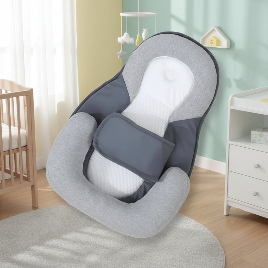 Ergonomic Baby Pillow with Gentle Incline for Bassinet, Crib and Feeding, view 4