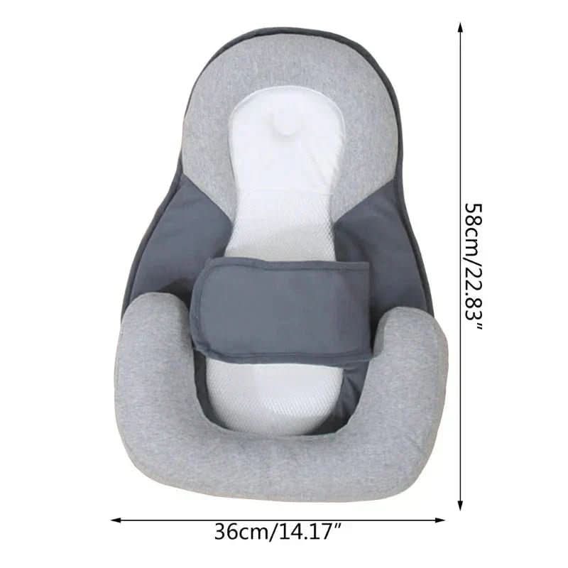 Ergonomic Baby Pillow with Gentle Incline for Bassinet, Crib and Feeding, view 5