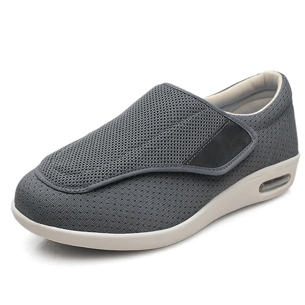 Wide slippers with memory foam insole shown in several colors