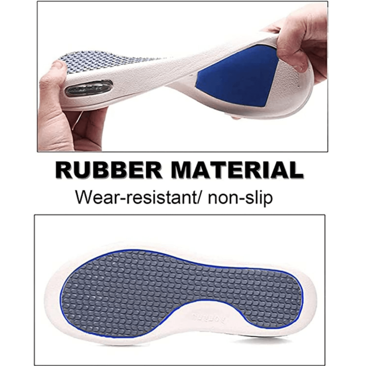 Extra Wide Slippers with Memory Foam Insole and Hook and Loop Strap, view 8