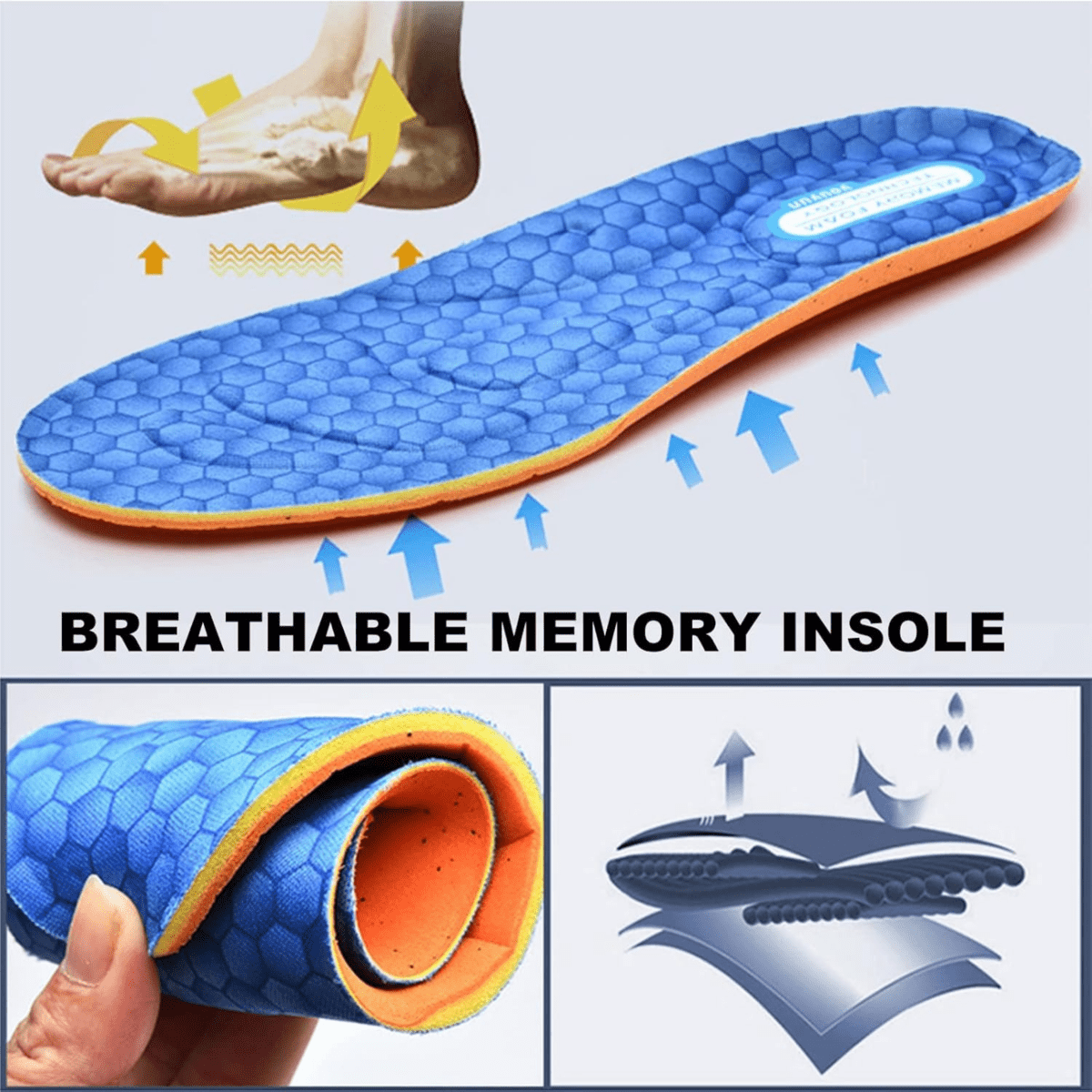 Extra Wide Slippers with Memory Foam Insole and Hook and Loop Strap, view 10