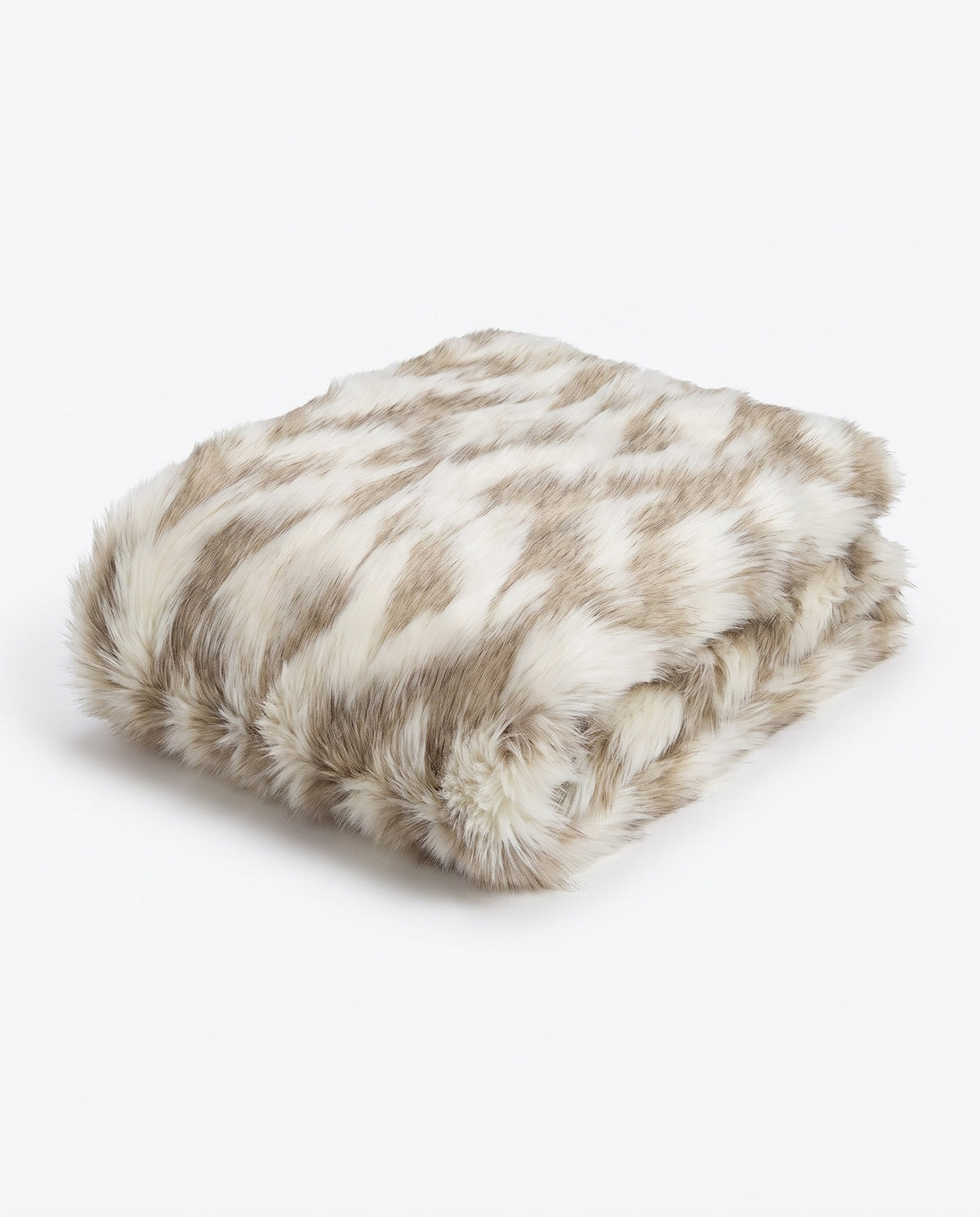 Faux Fur Throw Pillow Cover | Soft Warm Handfeel, 18in
