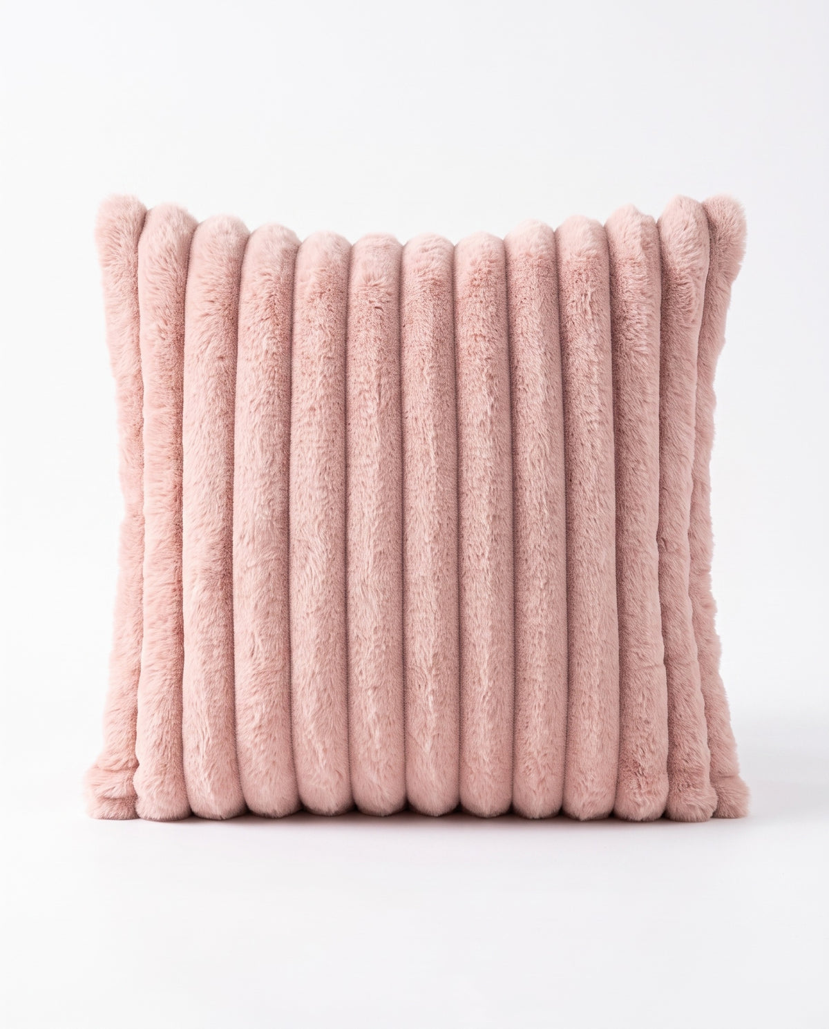 Faux Fur Throw Pillow Cover | Soft Warm Handfeel, 18in