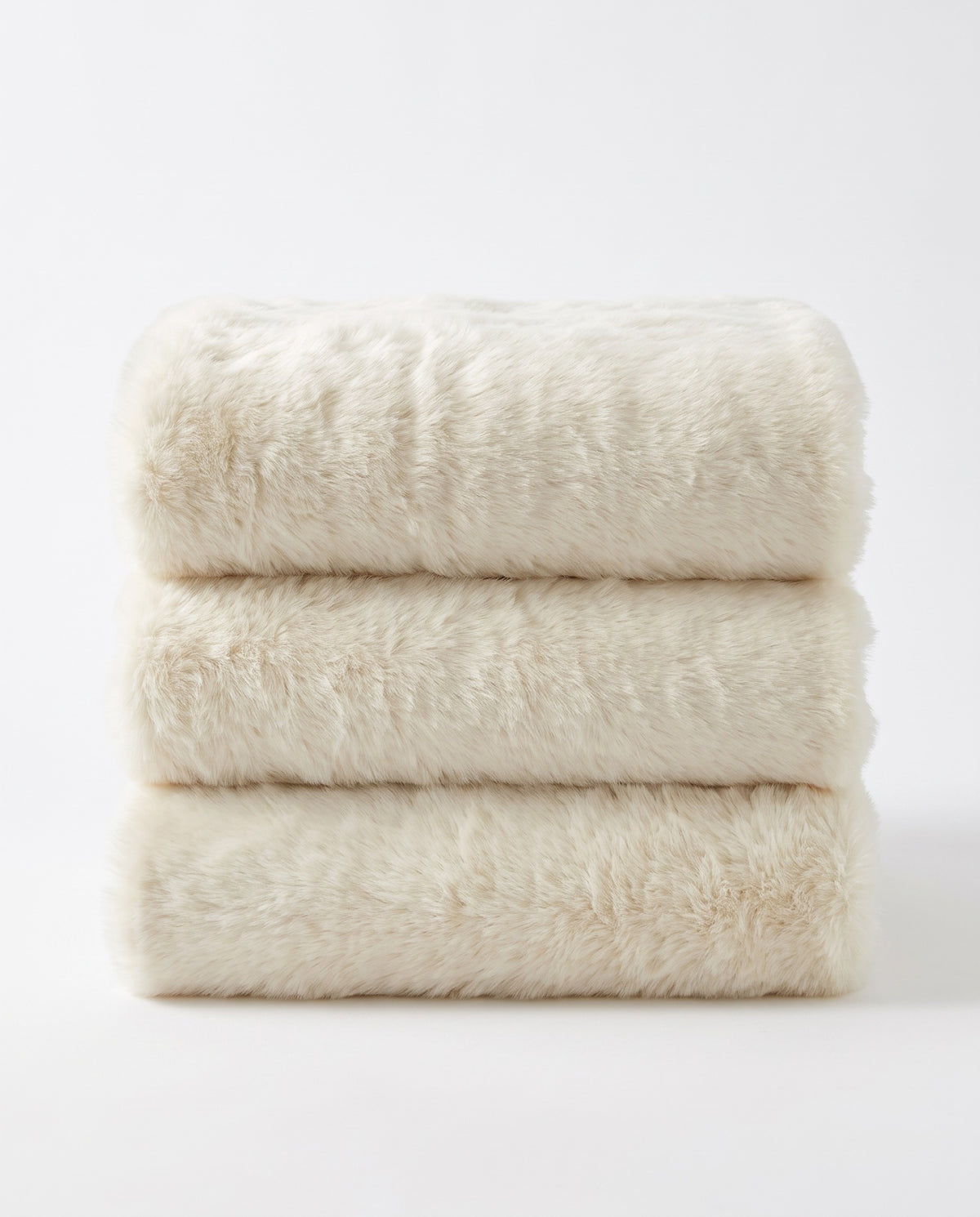 Faux Fur Throw Pillow Cover | Soft Warm Handfeel, 18in