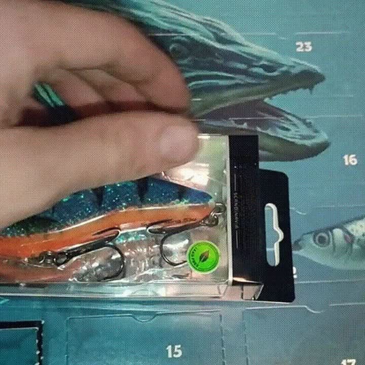 Fishing Advent Calendar with 24 Doors Full of Tackle in Seven Styles, view 15