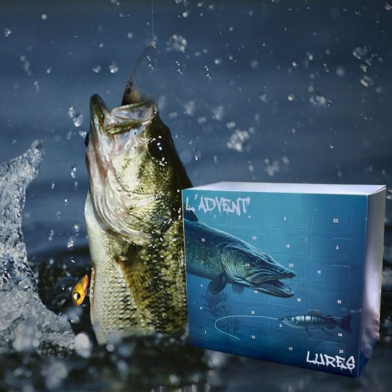 Fishing Advent Calendar with 24 Lures for Freshwater and Saltwater, view 6
