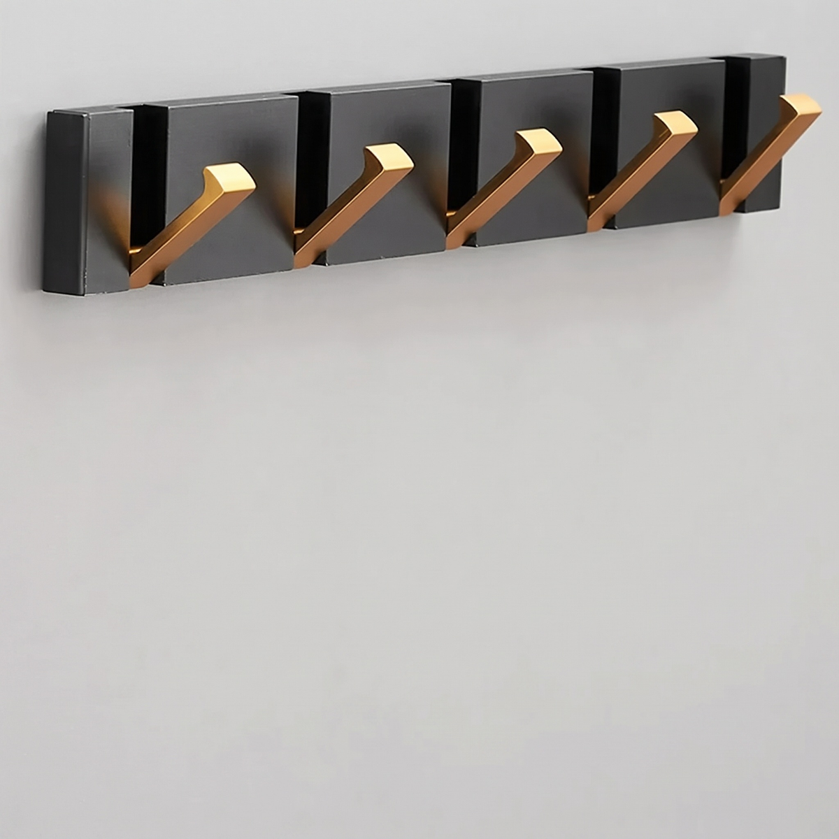Foldable Aluminum Wall Hooks, Mount with Adhesive Tape or Screws, view 12