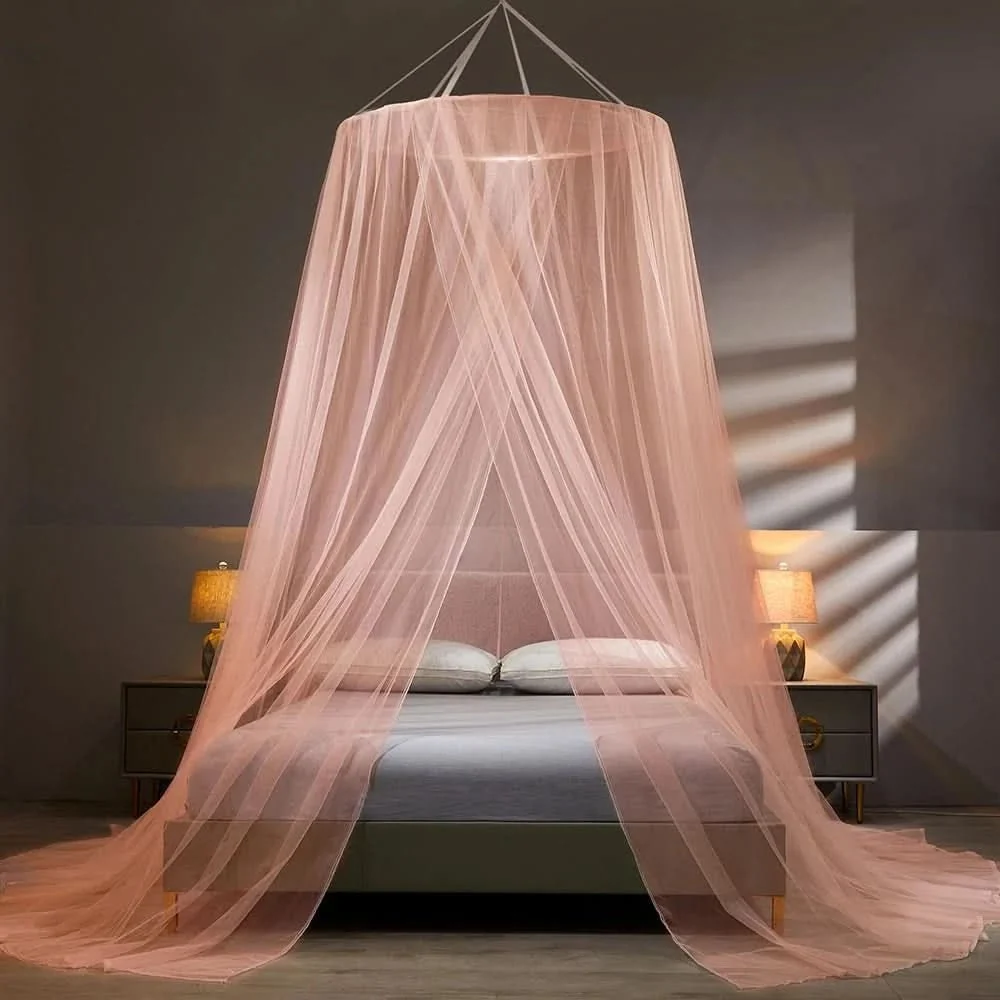 Foldable Mosquito Net for Beds from 39.4 to 78.7 Inch, Tool Free Setup, view 1