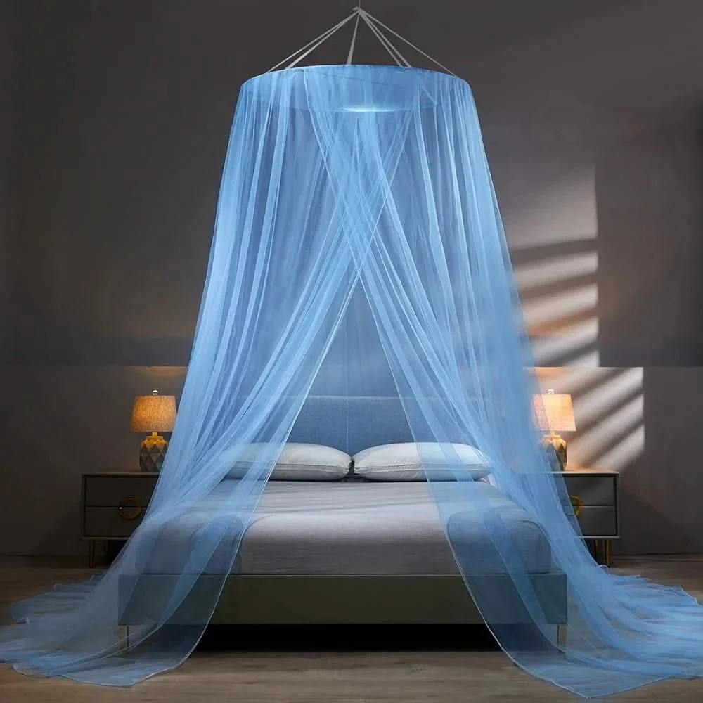 Foldable Mosquito Net for Beds from 39.4 to 78.7 Inch, Tool Free Setup, view 2