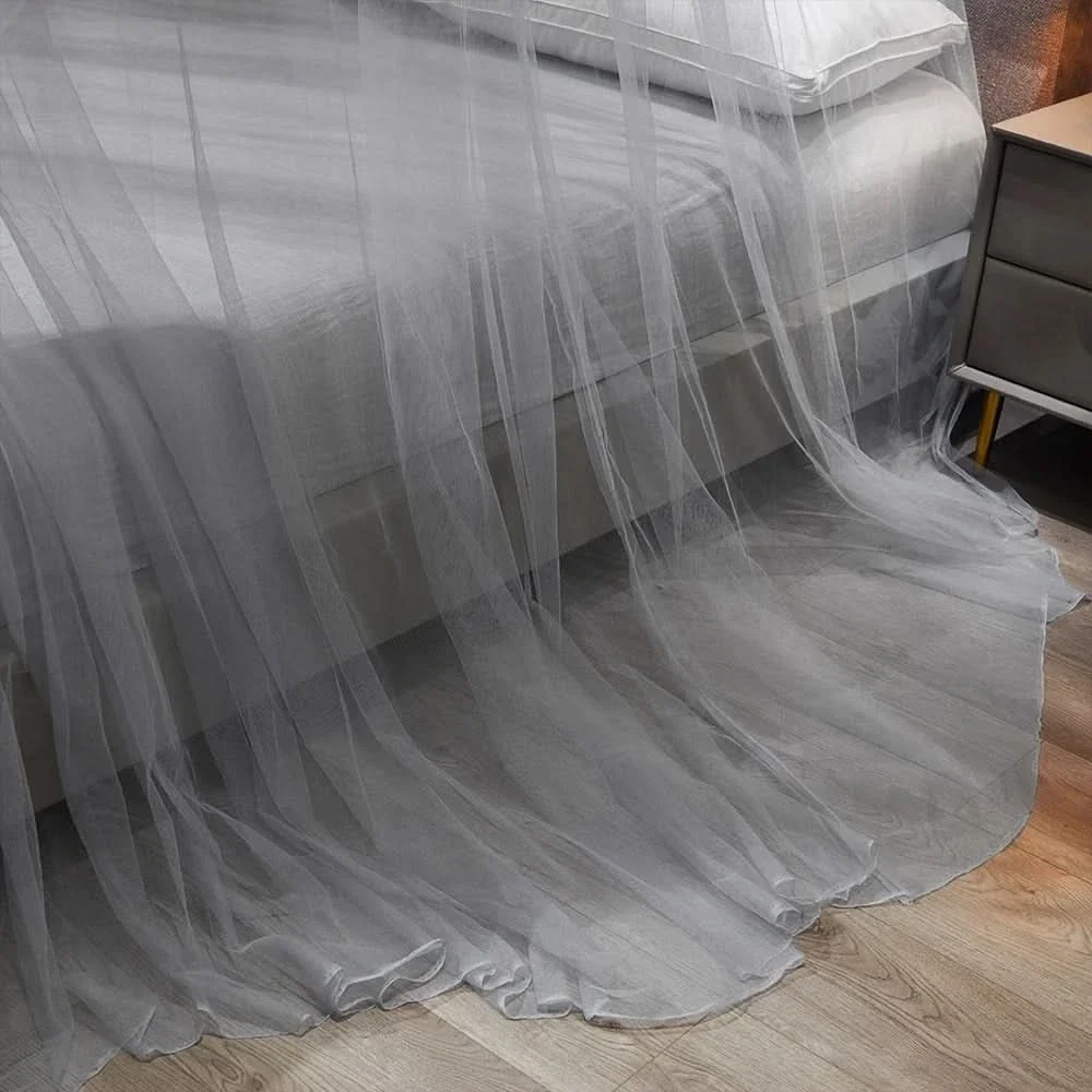 Foldable Mosquito Net for Beds from 39.4 to 78.7 Inch, Tool Free Setup, view 3