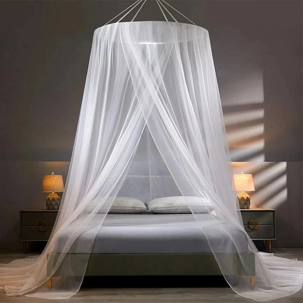Foldable Mosquito Net for Beds from 39.4 to 78.7 Inch, Tool Free Setup, view 6