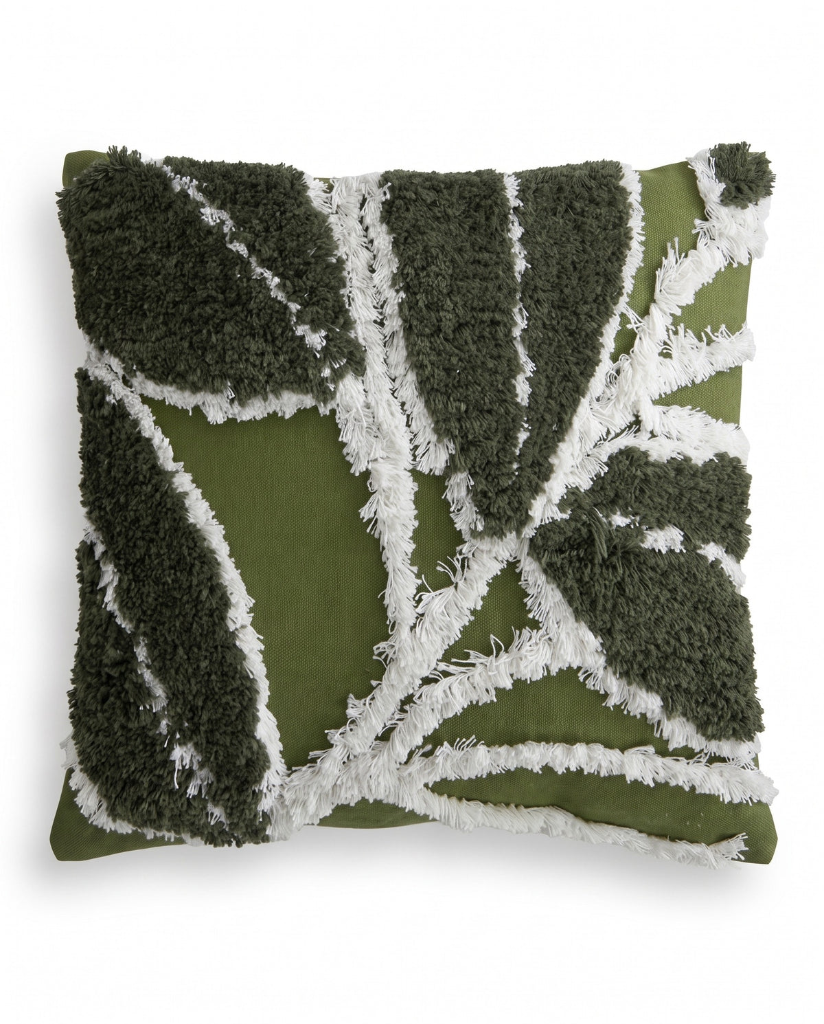 Forest Leaves Cushion Cover | Hidden Zipper, 18in