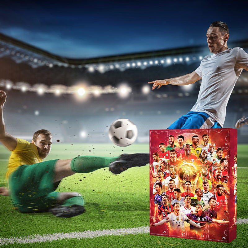 Soccer Advent Calendar - 24 Collectible Toy Figurines, Holiday Countdown Playset for Kids and Sports Fans (4)