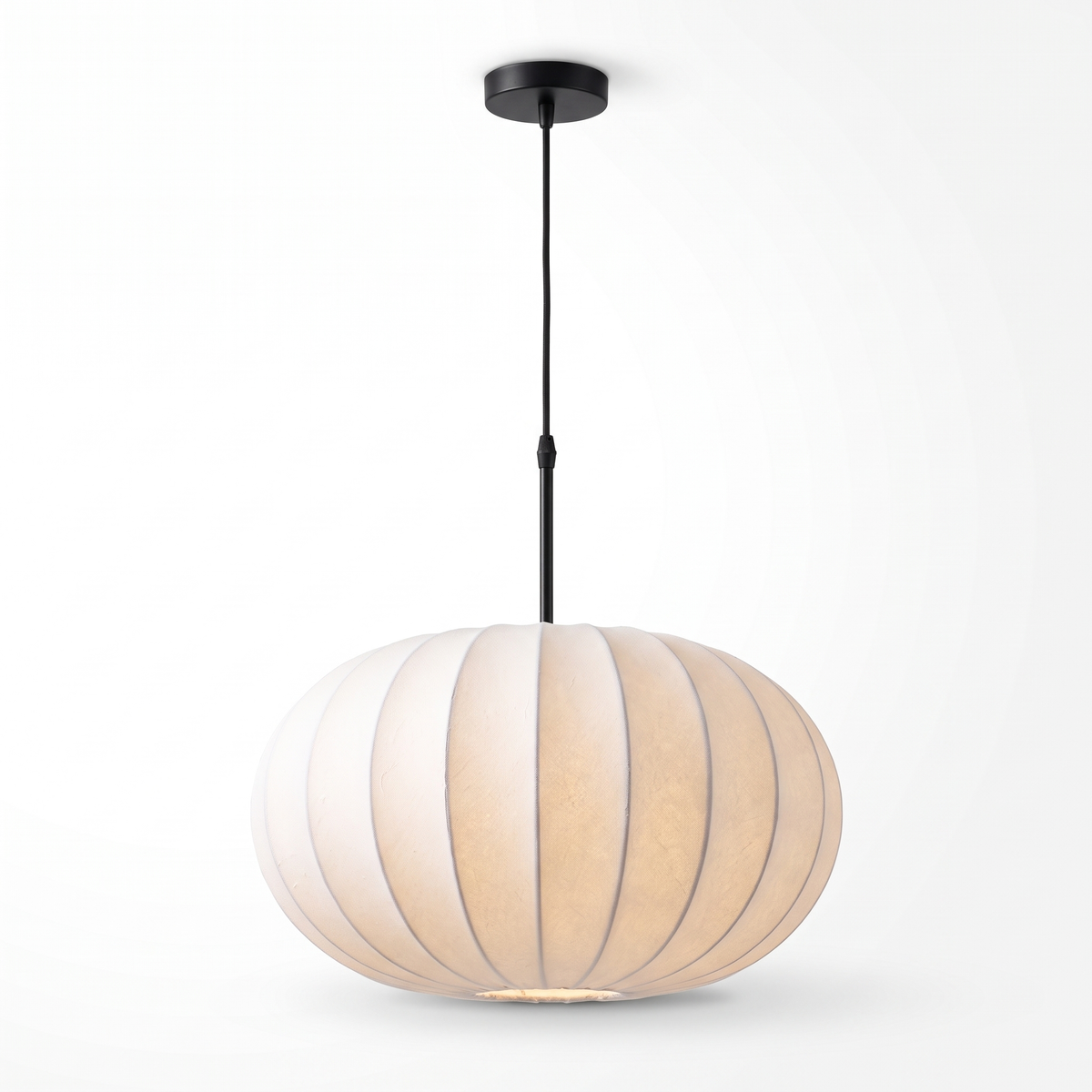 Silk Fabric Pendant Light