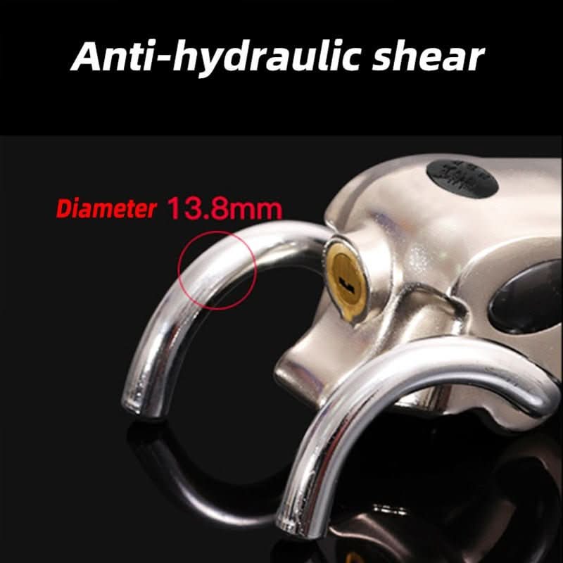 Hardened Steel Steering Wheel Lock with 120 dB Alarm and Triple Locking, view 2