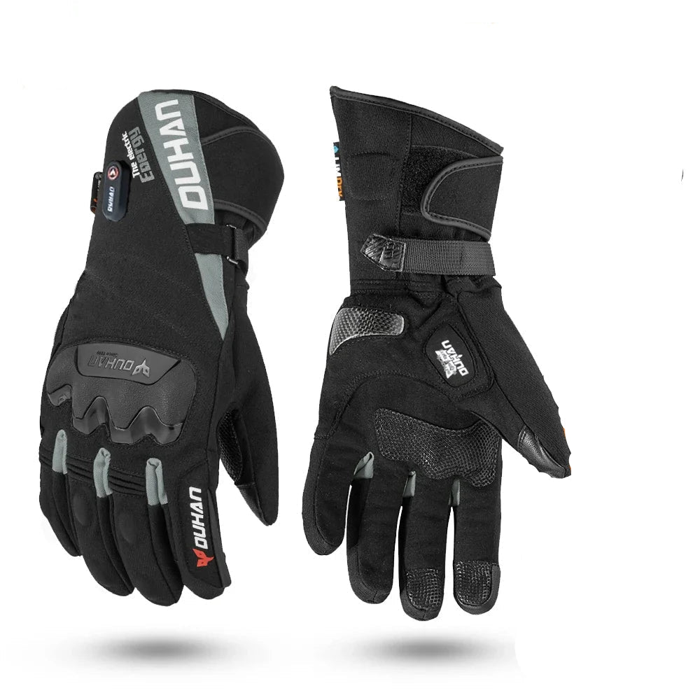 Heated Winter Gloves with Battery and Windproof Shell for Winter Sports, view 5