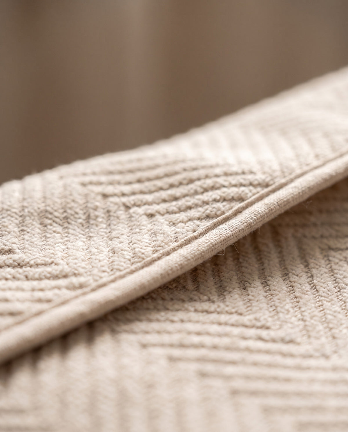 Herringbone Plush Nonslip Sofa Cover | Non-Slip Backing, 1-95in