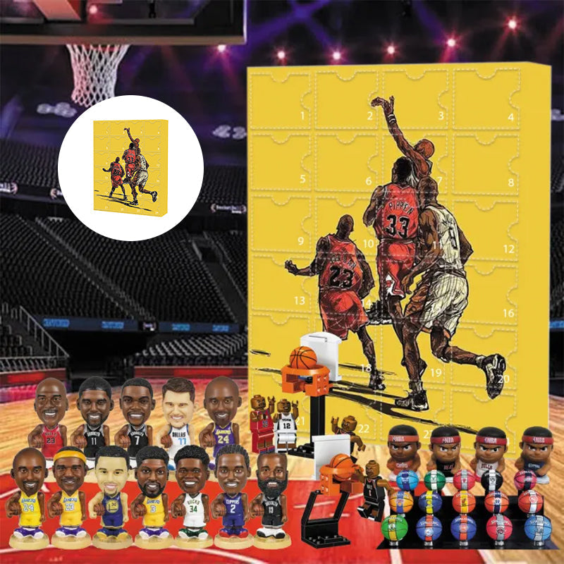 Basketball Advent Calendar by HoopCrest with daily holiday surprises