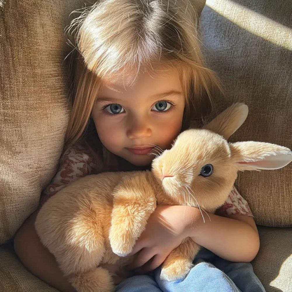 Interactive Plush Bunny Toy - Hopping and Nose Wiggling Electronic Rabbit with Sounds for Kids and Toddlers (8)