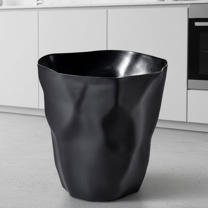 Irregular Shape Trash Can in Polypropylene, 10.2 x 10.6 Inch, view 1