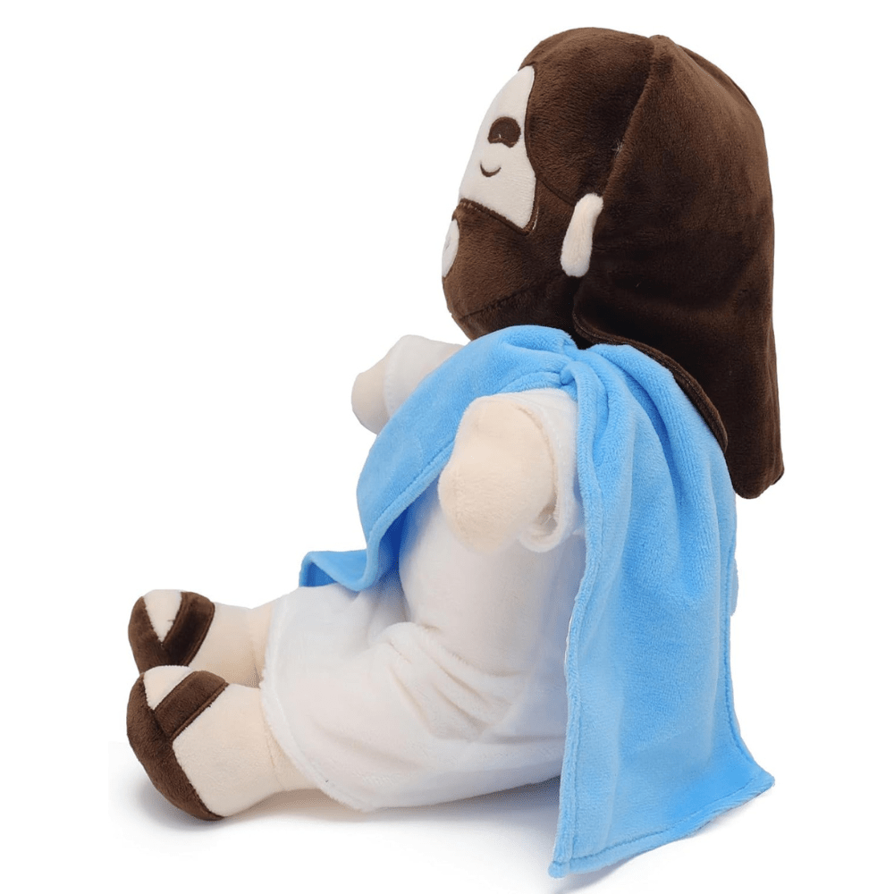 Jesus Plush Figure with Soothing Breathing Motion in Hypoallergenic Material, view 5