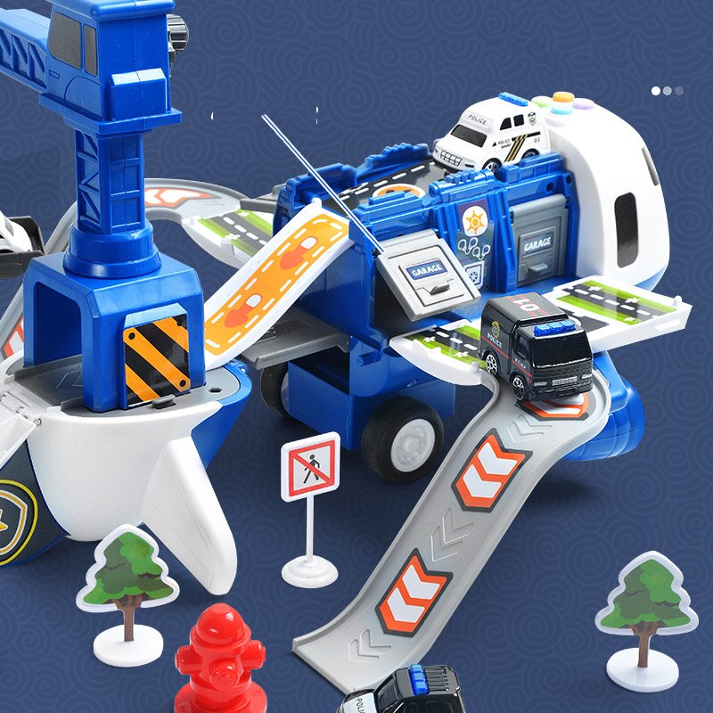 Toy Airplane Playset with Mini Vehicles - 20-Piece Cargo Transport Plane Toy Set for Toddlers and Kids Ages 3-6 (6)
