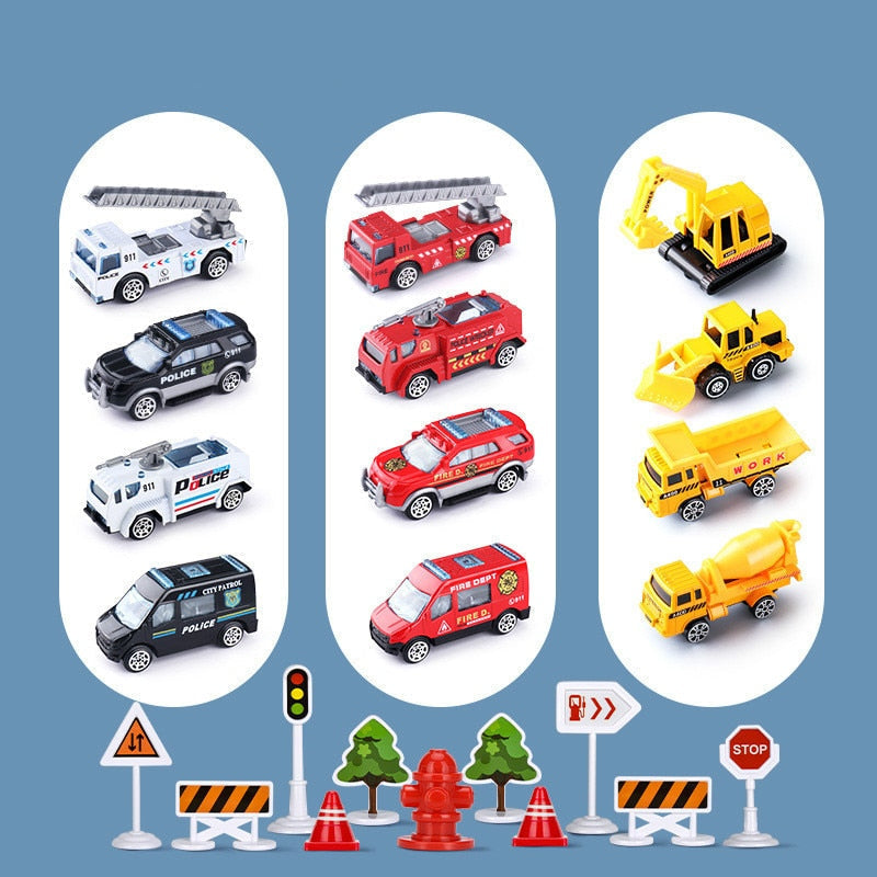 Toy Airplane Playset with Mini Vehicles - 20-Piece Cargo Transport Plane Toy Set for Toddlers and Kids Ages 3-6 (7)
