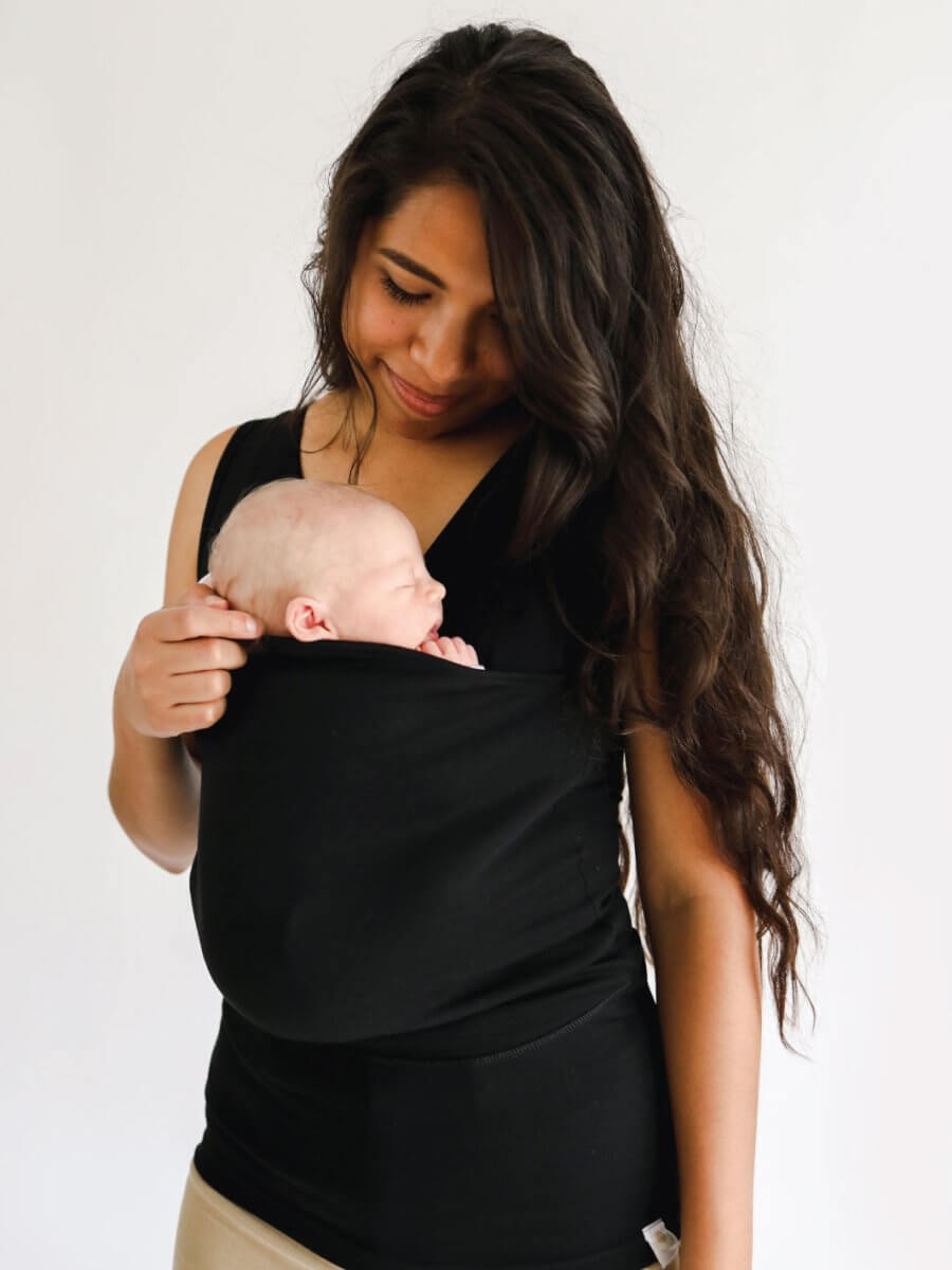 Babywearing Shirt for Women, Nursing Friendly Cotton Baby Carrier Top - Hands-Free Skin-to-Skin Pouch (2)
