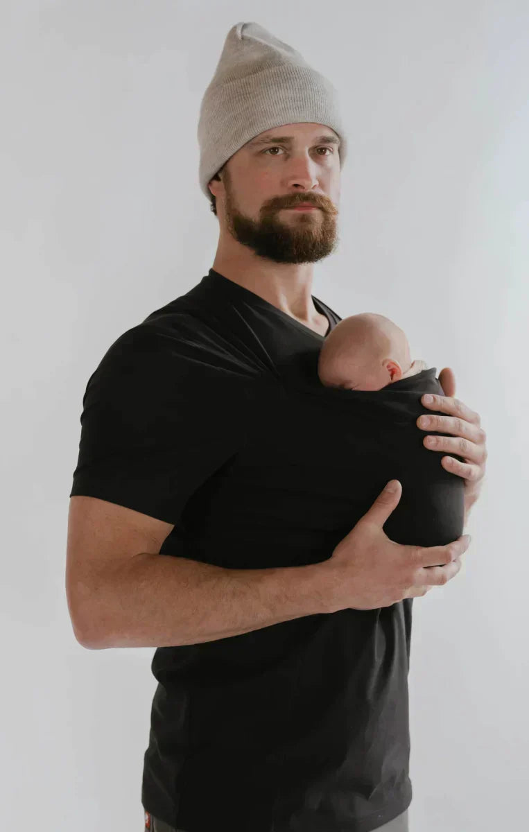 Babywearing Shirt for Women, Nursing Friendly Cotton Baby Carrier Top - Hands-Free Skin-to-Skin Pouch (5)