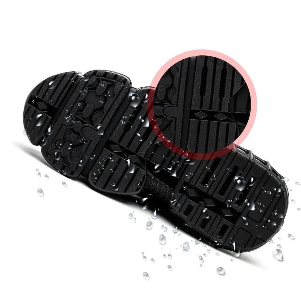 Lightweight Safety Shoes with Wide Toe Cap and Shock Absorbing Sole for Long Workdays, view 5