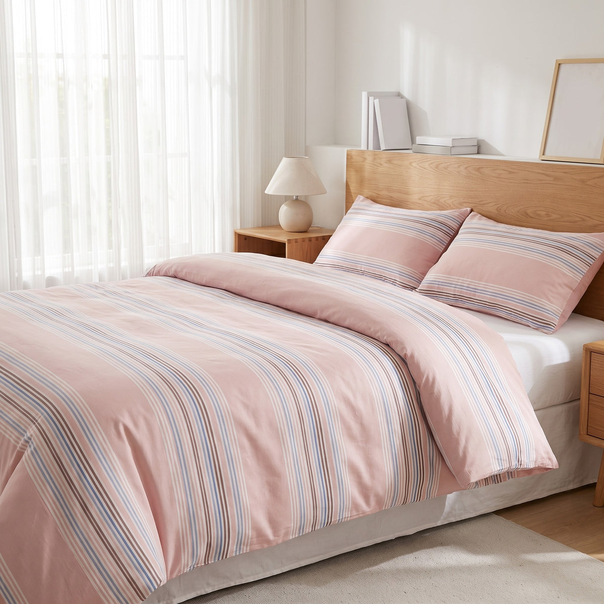 Luxe Duvet Cover Set | Soft Breathable Weave Bedsheet, 59-94in