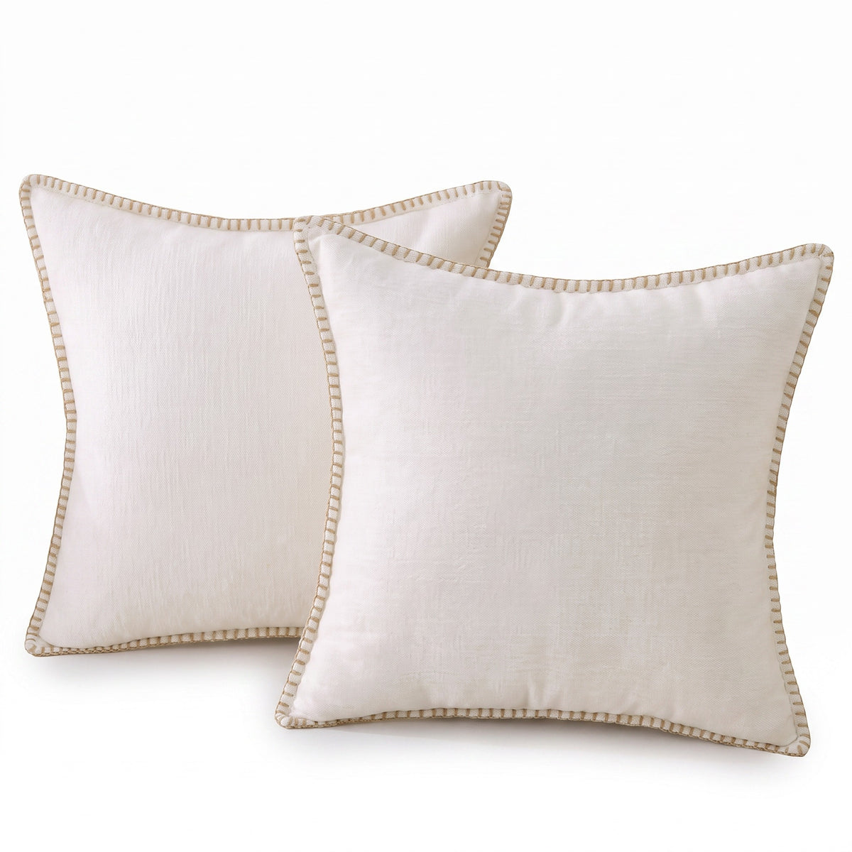 Stitched Edge Chenille Cushion Cover | Set of 2, 12-26in