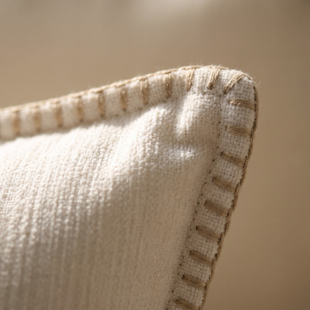 Stitched Edge Chenille Cushion Cover | Set of 2, 12-26in