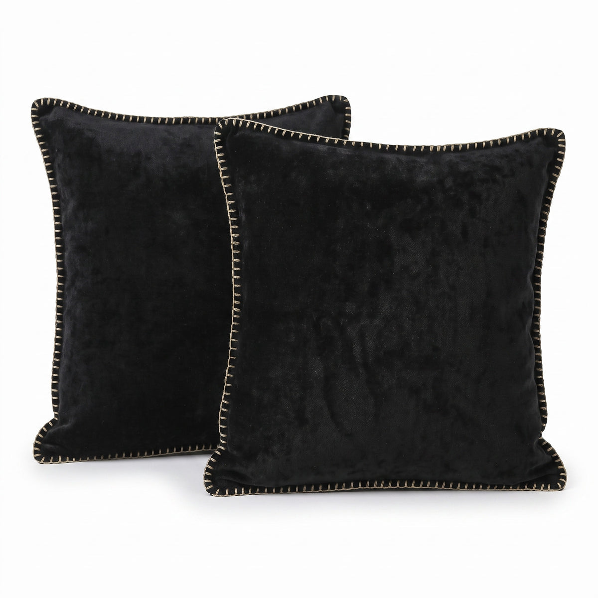 Stitched Edge Chenille Cushion Cover | Set of 2, 12-26in