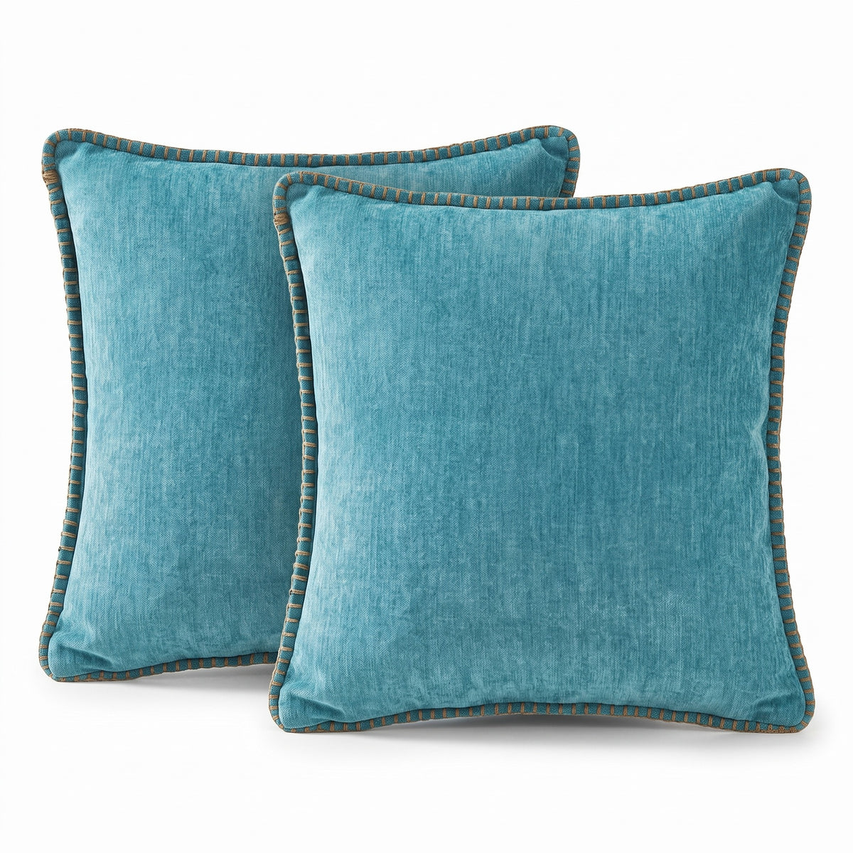 Stitched Edge Chenille Cushion Cover | Set of 2, 12-26in
