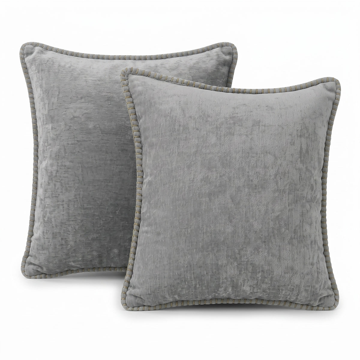 Stitched Edge Chenille Cushion Cover | Set of 2, 12-26in