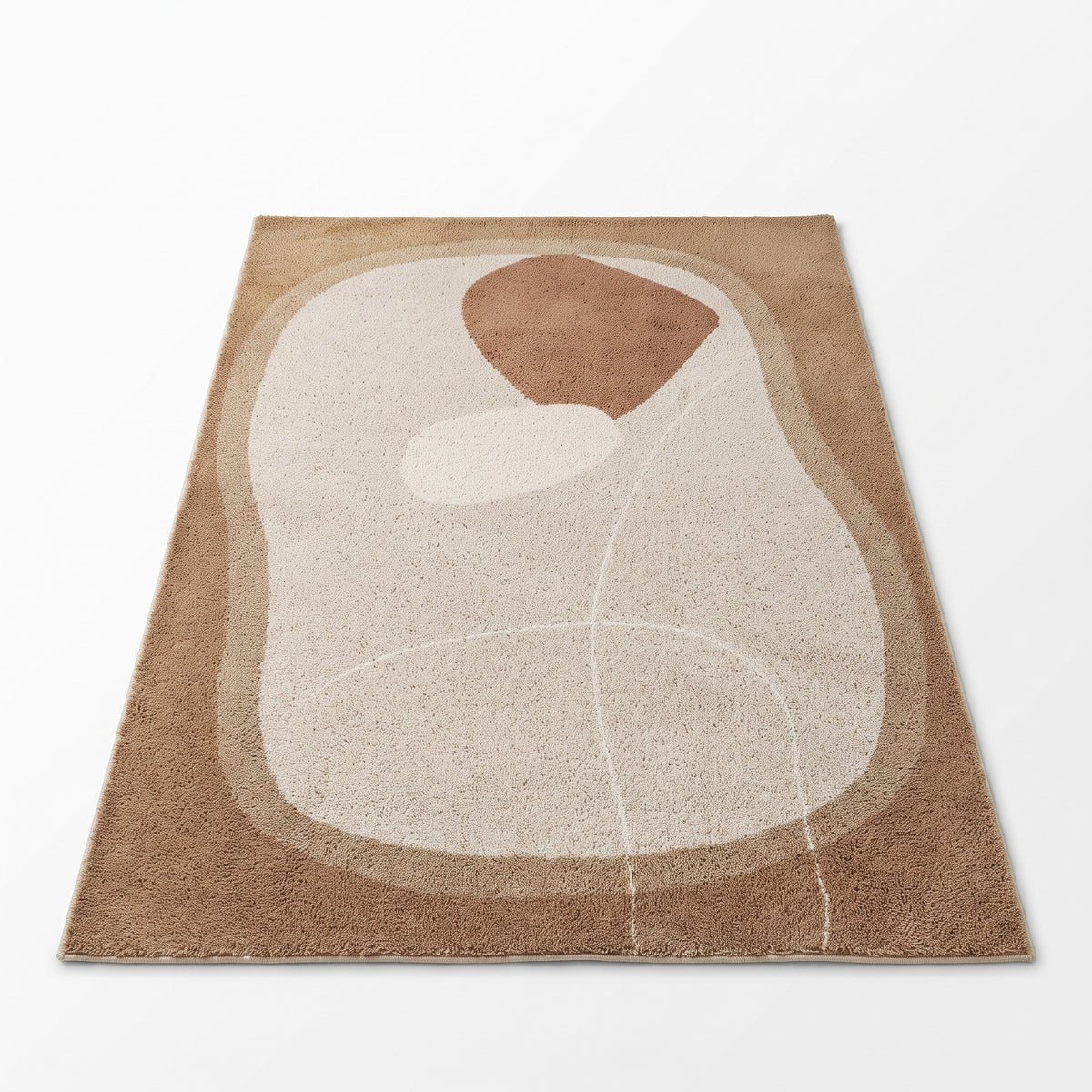 Nordic Style Area Rug | Soft Fluffy Pile, 31-118in
