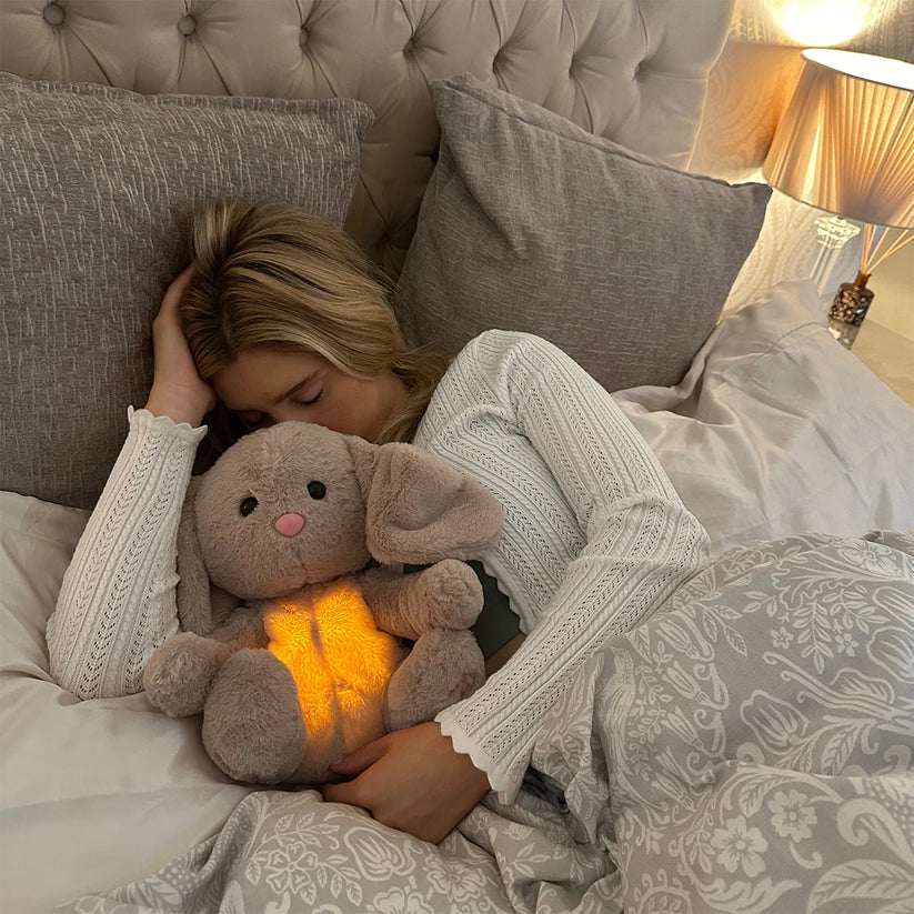 Breathing Plush Toy - Stuffed Animal Sleep Aid with Rhythmic Motion, Music, and Nightlight for Baby and Toddler (6)
