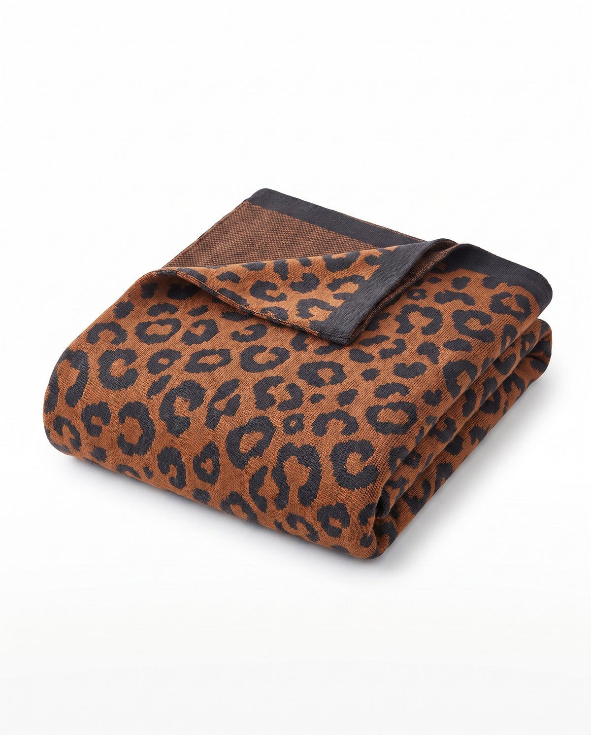 Luxurious Cheetah Print Throw Blanket | Soft Warm Handfeel, 51-71in