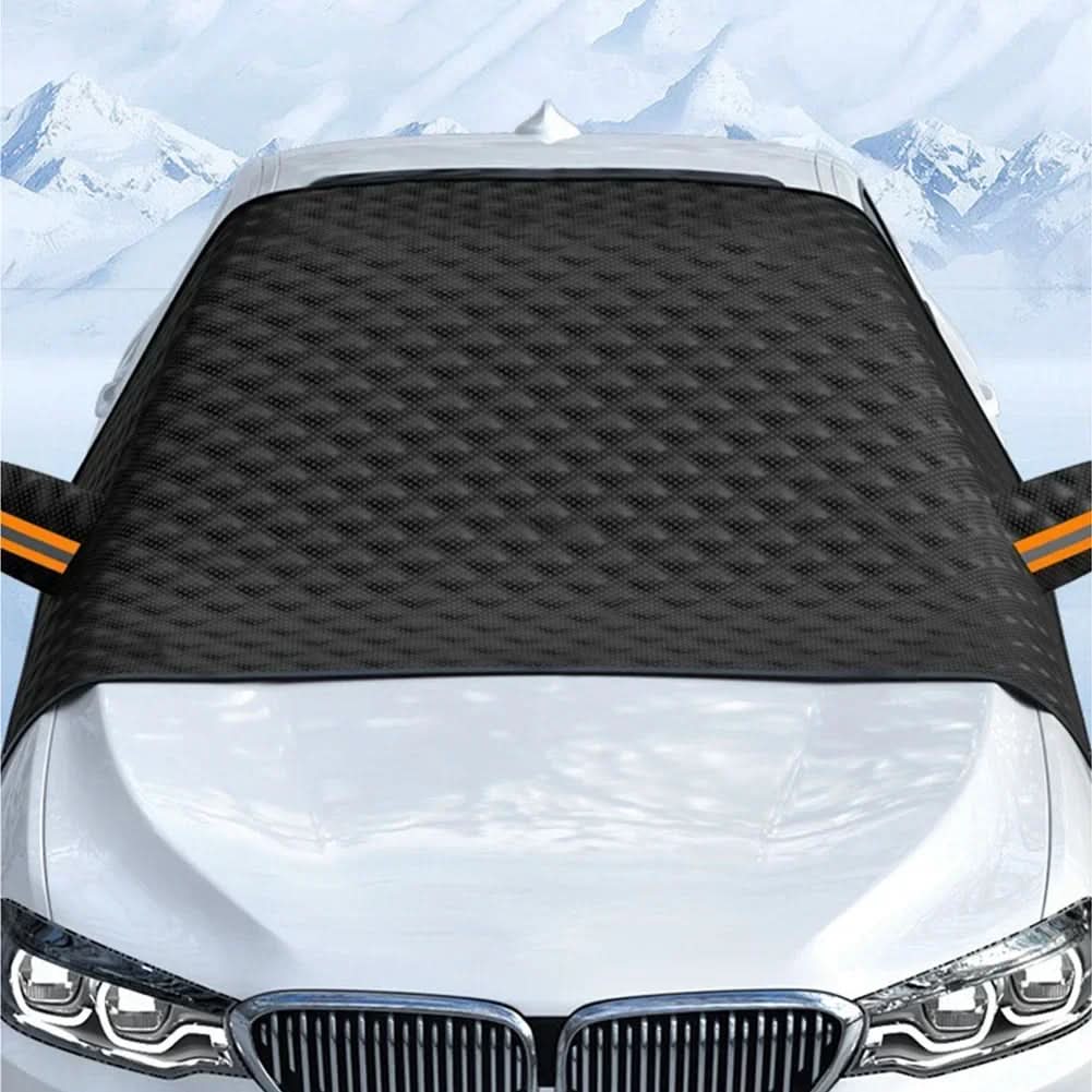 Magnetic Oxford Fabric Windshield Cover with Aluminum Insulation and Door Flaps, view 1