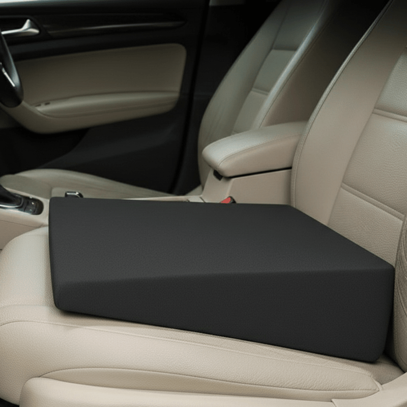 Memory Foam Wedge Seat Cushion for Car Seats, Supports up to 330 lb, view 1