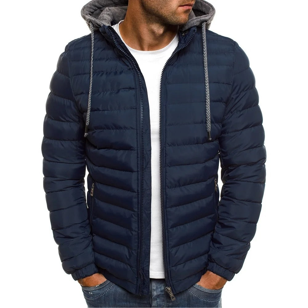 Men's Sporty Waterproof Transitional Jacket in Seven Colors, view 4