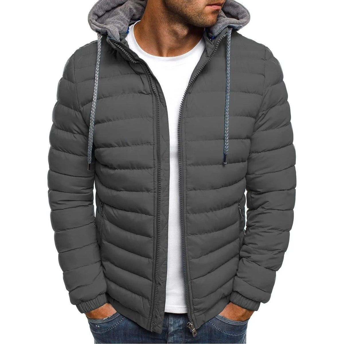 Men's Sporty Waterproof Transitional Jacket in Seven Colors, view 7