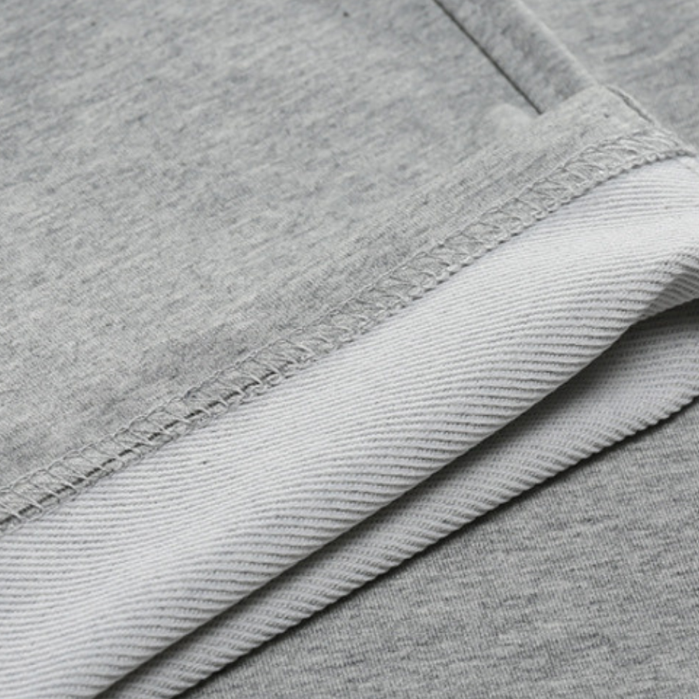 Men's Wide Leg Sweatpants in 90% Cotton with Drawstring in Plus Sizes, view 10