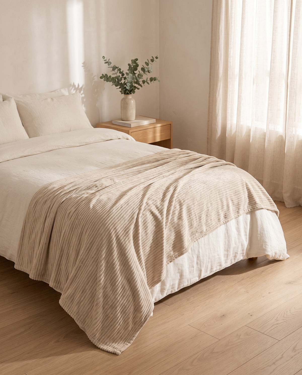 Minimalist Premium Neutral Soft Pet-Friendly Durable Sofa Cover  | Breathable, 71-165in
