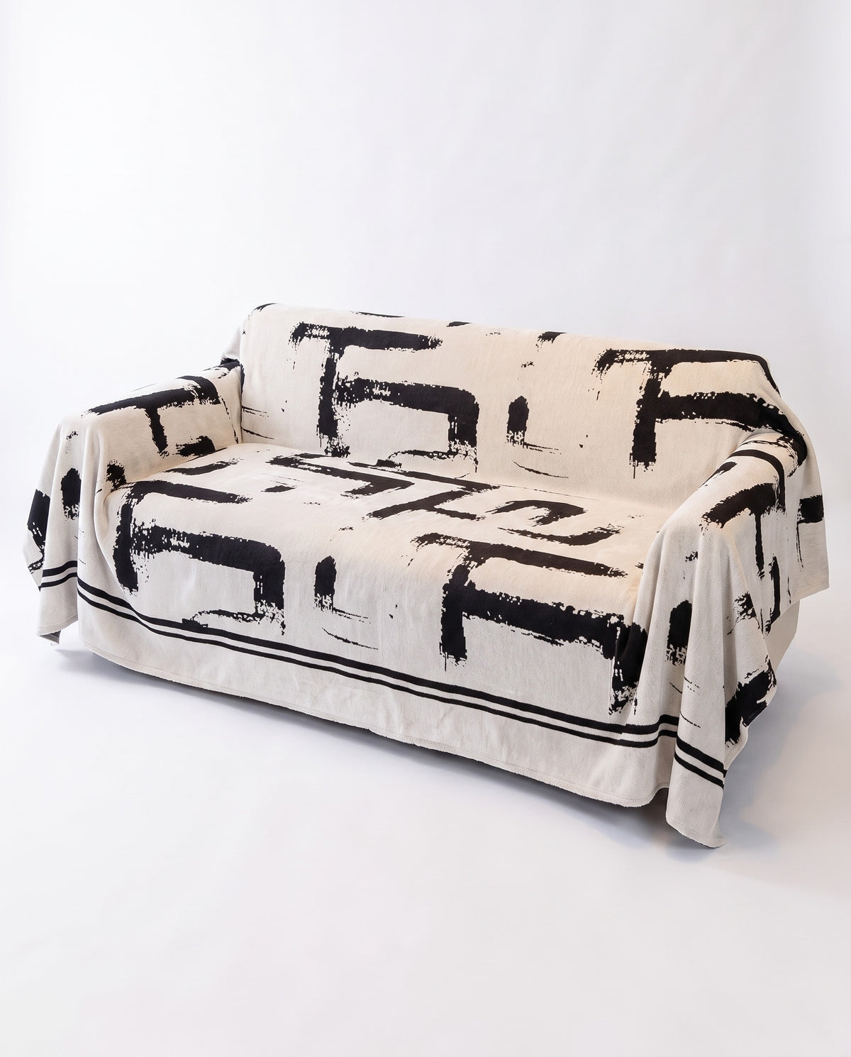 Monochrome Chic Sofa Cover | Pet Friendly, 71-165in