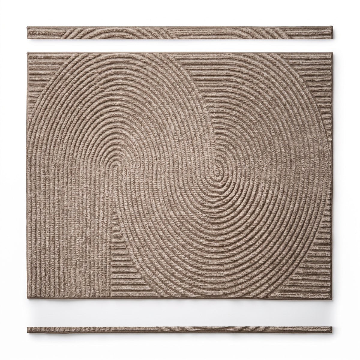 3D Groove Door Mat | Non-Slip TPR Backing, 18-35in