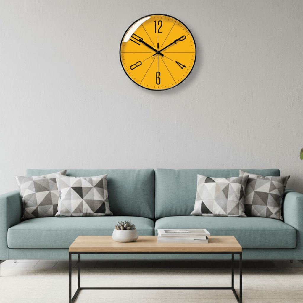 Nordic Style Wall Clock with Silent Quartz Movement in Three Sizes, view 1