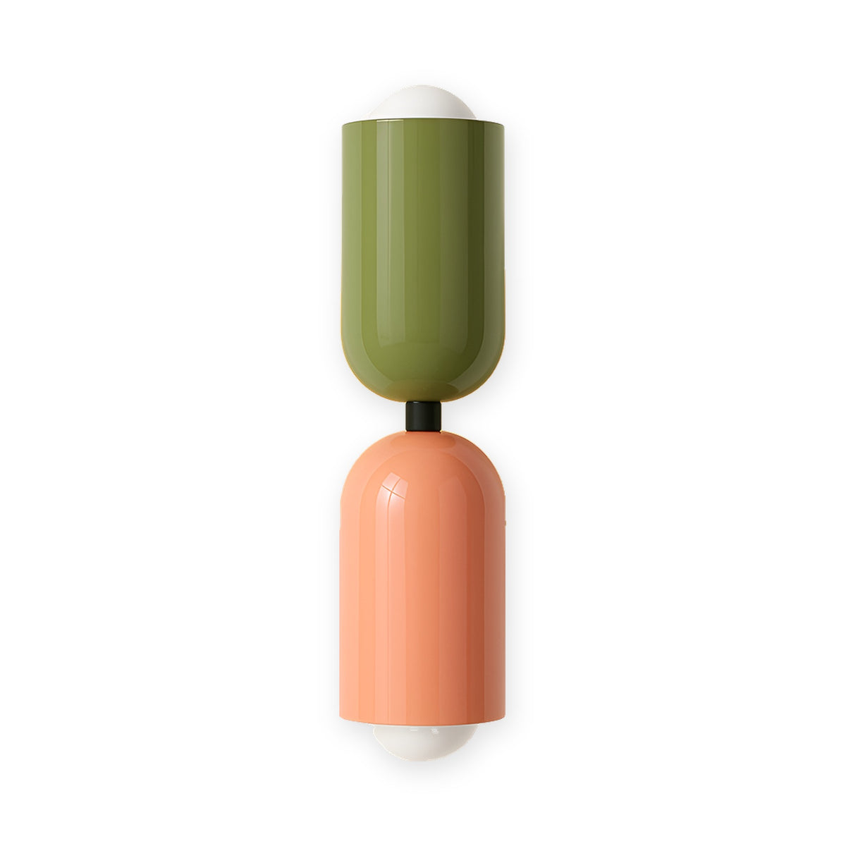 Two-Tone Metal Wall Light