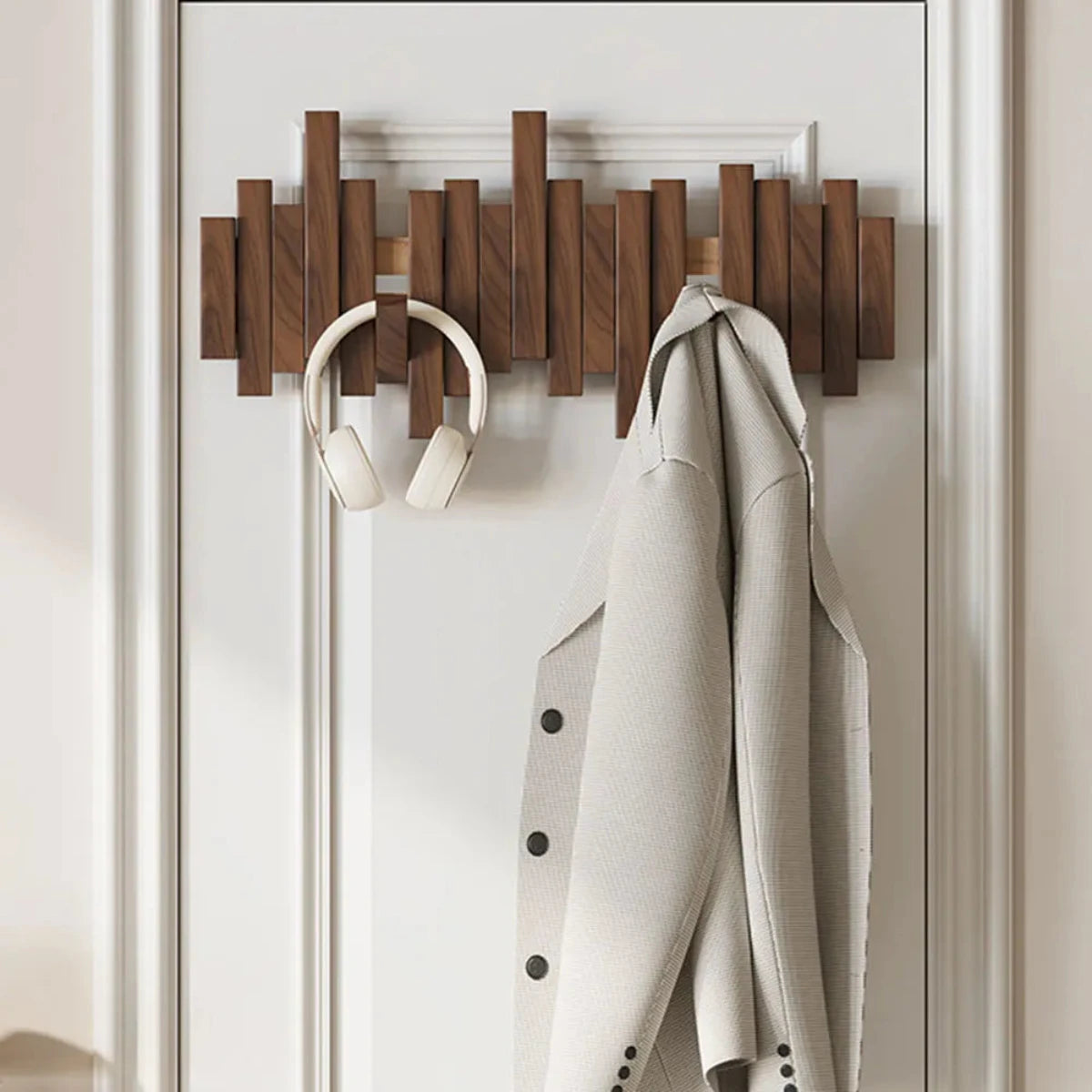 Wood Wall Coat Rack